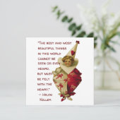 Carte de vœux vintage pour la Saint-Valentin (Debout devant)