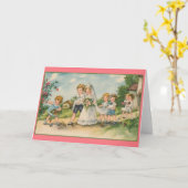 Carte de voeux Vintage Wedding (Fleur jaune)