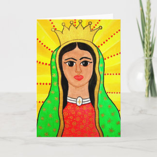 Carte de voeux Virgen de Guadalupe
