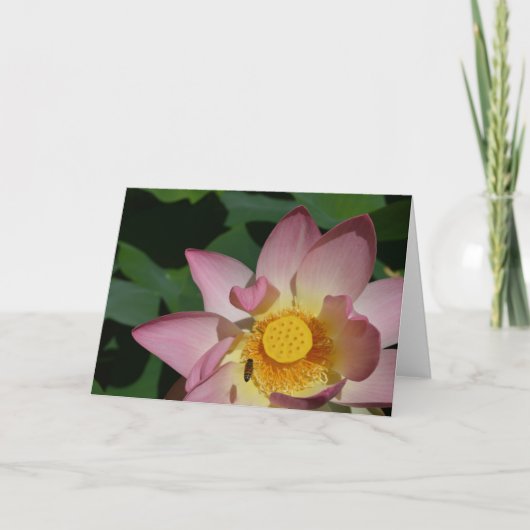 Carte de voeux "Vivre à l'instant présent" (Devant)