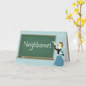 Carte de voeux Voisin (Fleur jaune)