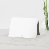 Carte de voeux volante de pilote de plan blanc (Dos)