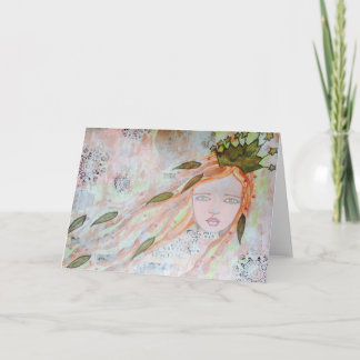 Carte de voeux vous êtes exactement là où vous dev