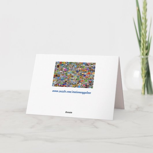 carte de voeux voyage (Dos)