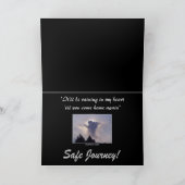 Carte de voeux VOYAGE SÛR (Intérieur)