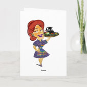 Carte de voeux WAITRESS (Dos)