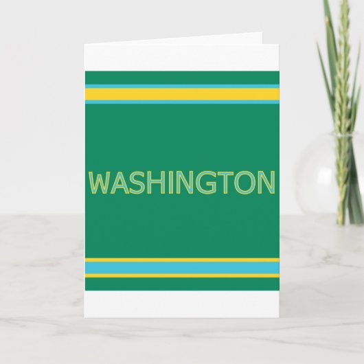Carte de voeux Washington (Devant)