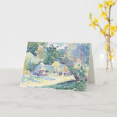 Carte de voeux Watercolor Landscape (Fleur jaune)