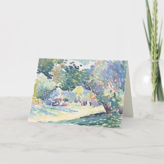 Carte de voeux Watercolor Landscape (Devant)