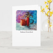 Carte de voeux Watercolor Still Life (Fleur jaune)