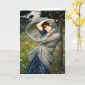 Carte de voeux Waterhouse Boreas (Fleur jaune)