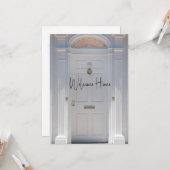 Carte de voeux Welcome Home (Devant/Arrière en situation)