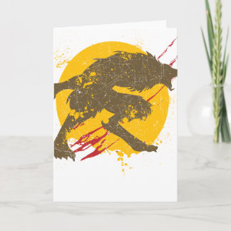 Carte de voeux Werewolf