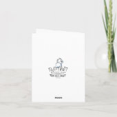 Carte de voeux Westie Bone Appetit (Dos)