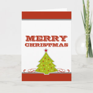Carte de voeux Whimsical Christmas Tree
