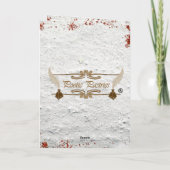 Carte de voeux Whimsical de Noël 3d (Dos)