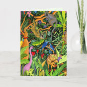 Carte de voeux Whimsical Forest Animals (Devant)