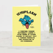 Carte de voeux WHIPLASH - (Devant)