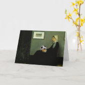 Carte de voeux Whistler's Soccer Mom (Fleur jaune)