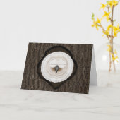 Carte de voeux Who Me (Fleur jaune)