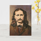 Carte de voeux Wild Bill Hickok (Fleur jaune)