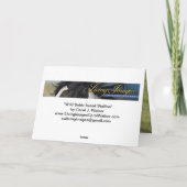 Carte de voeux Wild Sable Island Stallion (Dos)