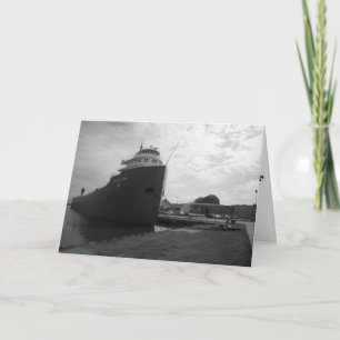 Carte de vœux « WILLIAM A. IRVIN Noir et Blanc »