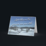 Carte de vœux Winter Wonderland<br><div class="desc">Laissez cette carte de vœux winter wonderland le dire pour vous.</div>
