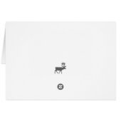 Carte de voeux Winter Wonderland - Blue (Dos Horizontal)