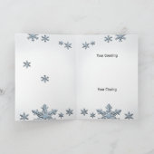 Carte de vœux Wisconsin Qu'il neige (Intérieur)