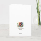 Carte de voeux Wombat Fête des Mères (Dos)