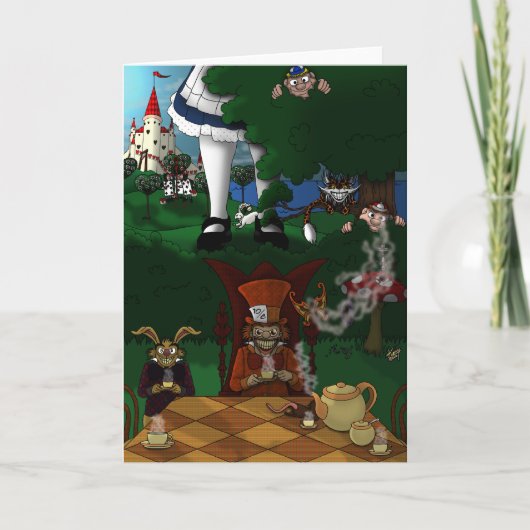 Carte de voeux Wonderland (Devant)