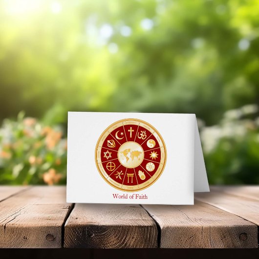Carte de voeux World of Faith