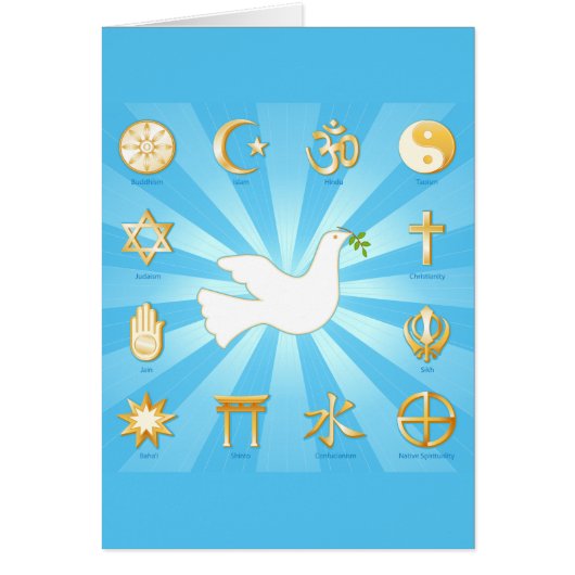 Carte de voeux World of Peace (Devant)
