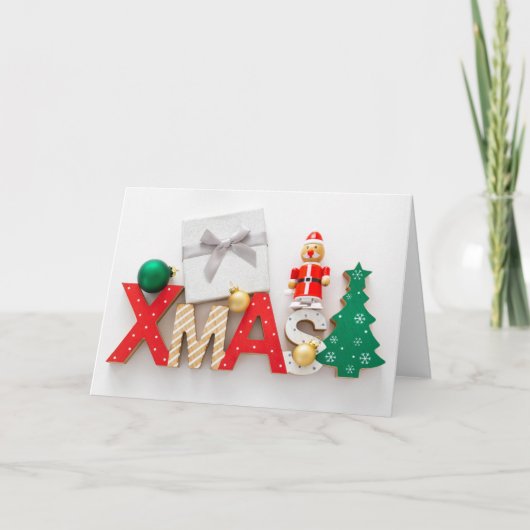 Carte de voeux Xmas design (Devant)