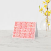 Carte de vœux XOXO (Fleur jaune)