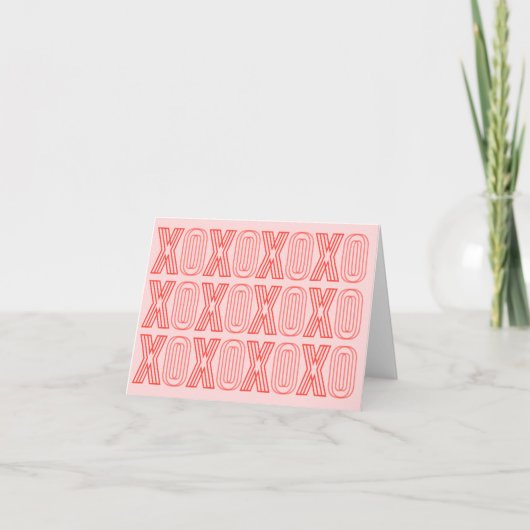 Carte de vœux XOXO (Devant)