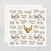 Carte de vœux Yahweh (Devant / Derrière)