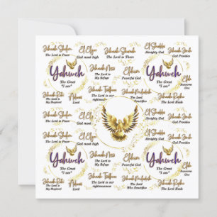 Carte de vœux Yahweh