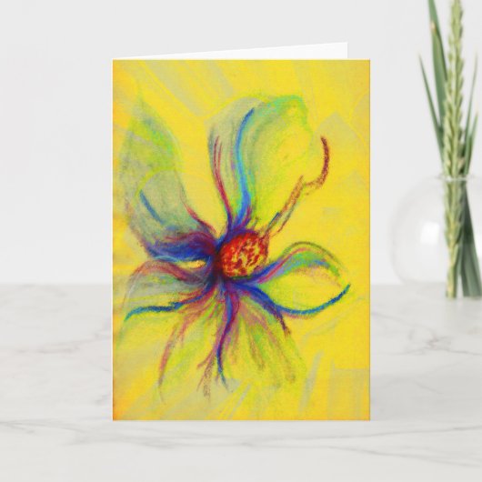 Carte de voeux Yello Magnolia Flower (Devant)