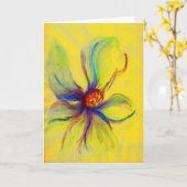 Carte de voeux Yello Magnolia Flower (Fleur jaune)