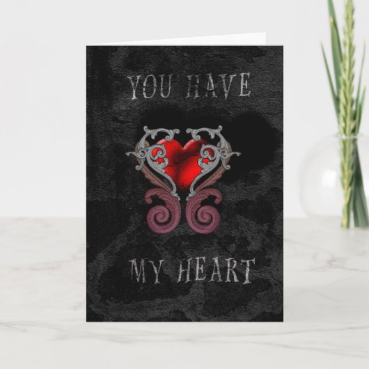 Carte de vœux You Have My Heart (Devant)