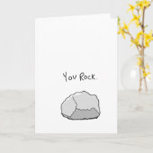 Carte de voeux "You Rock" (Fleur jaune)