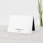 Carte de voeux You St. Bernard (Dos)