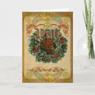 Carte de voeux Yule