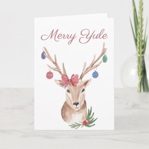  Carte de voeux Yule Sabbat Merry Yule