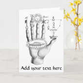 Carte de voeux Zazzle | Symbole d'alchimie (Fleur jaune)