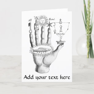 Carte de voeux Zazzle Symbole d'alchimie