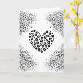 Carte de vœux Zebra love (Fleur jaune)