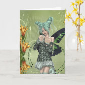 Carte de voeux Zola (Fleur jaune)